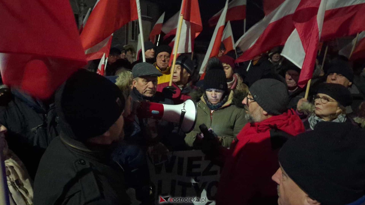 Demonstracja w Przytułach Starych (14.01.2024) - zdjęcie #63 - eOstroleka.pl