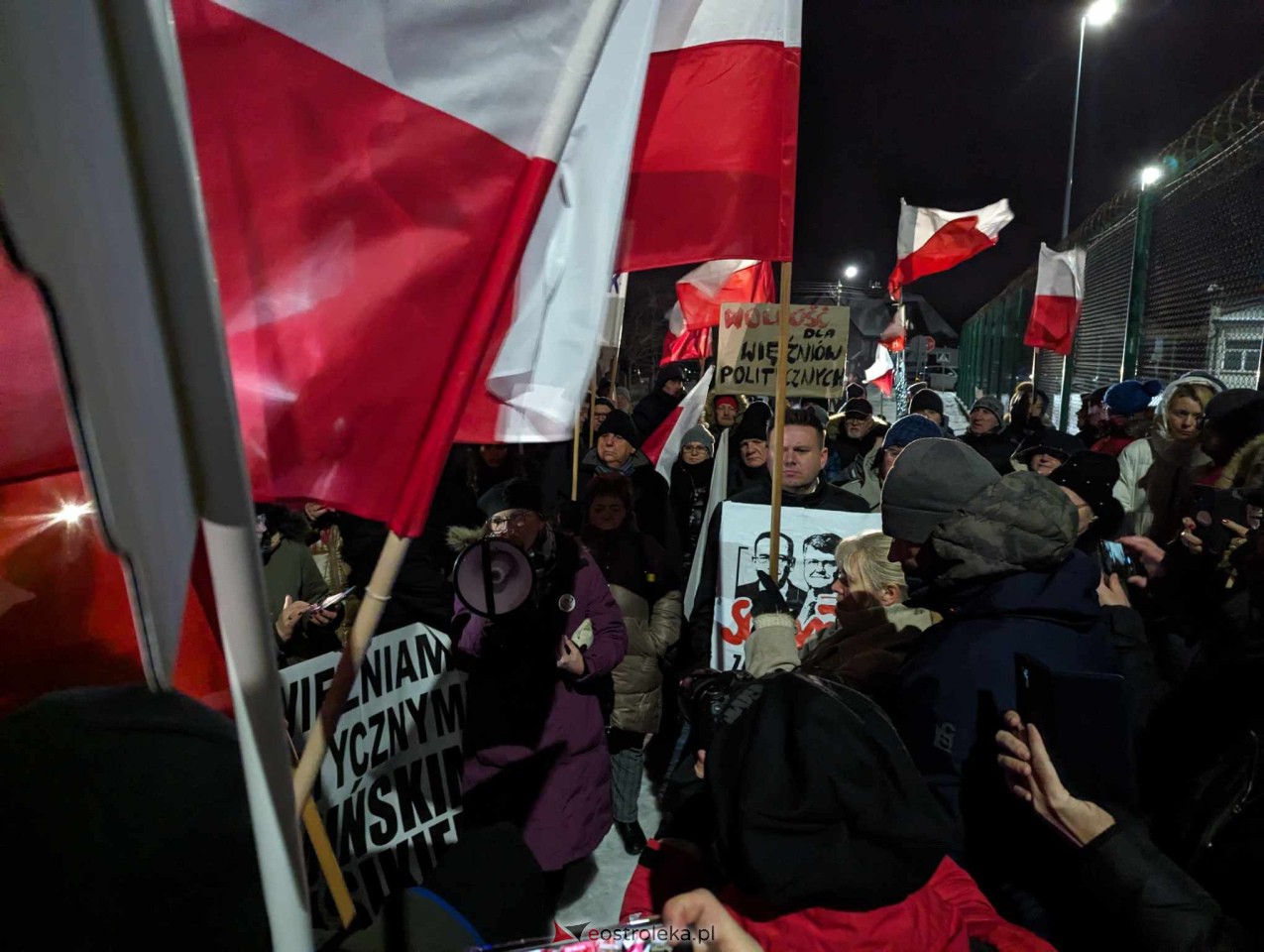 Demonstracja w Przytułach Starych (14.01.2024) - zdjęcie #64 - eOstroleka.pl