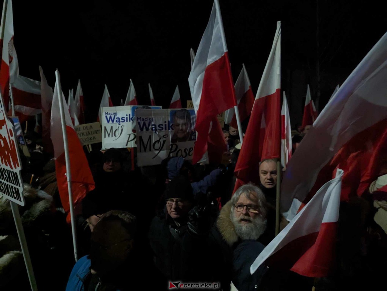 Demonstracja w Przytułach Starych (14.01.2024) - zdjęcie #65 - eOstroleka.pl