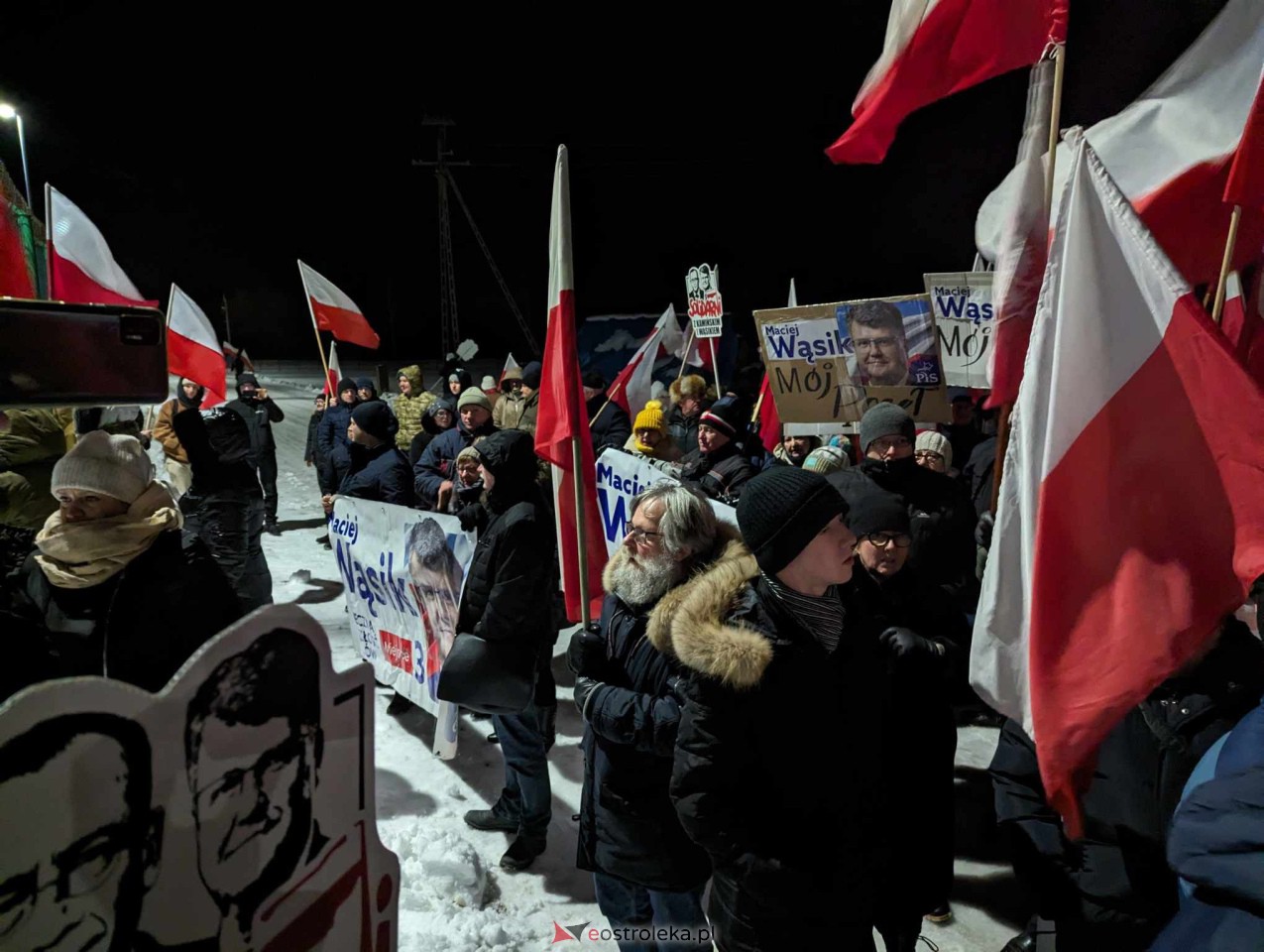 Demonstracja w Przytułach Starych (14.01.2024) - zdjęcie #66 - eOstroleka.pl