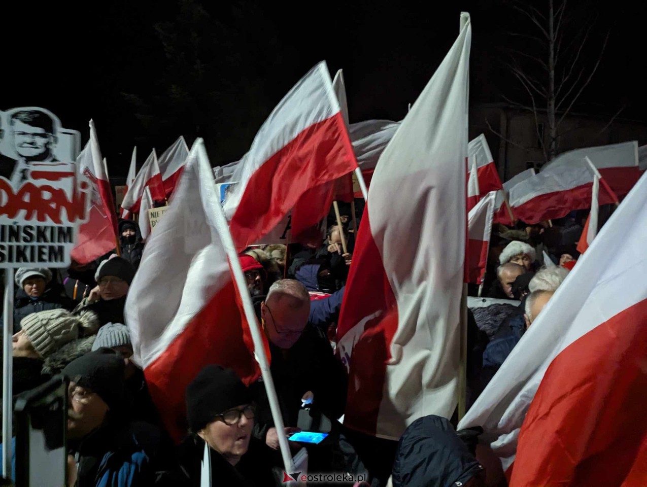 Demonstracja w Przytułach Starych (14.01.2024) - zdjęcie #67 - eOstroleka.pl