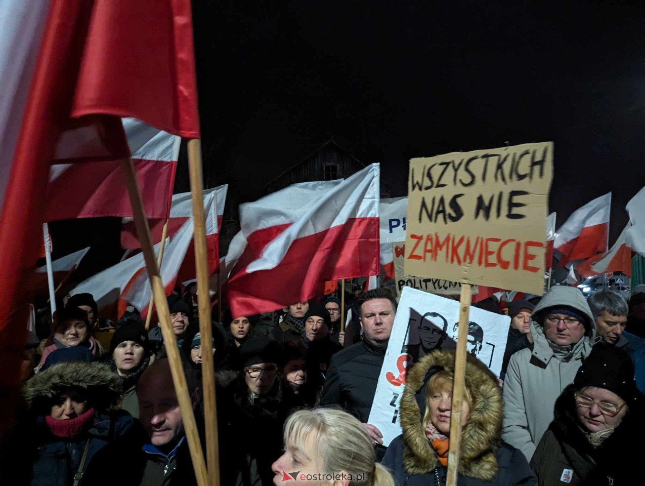 Demonstracja w Przytułach Starych (14.01.2024) - zdjęcie #68 - eOstroleka.pl