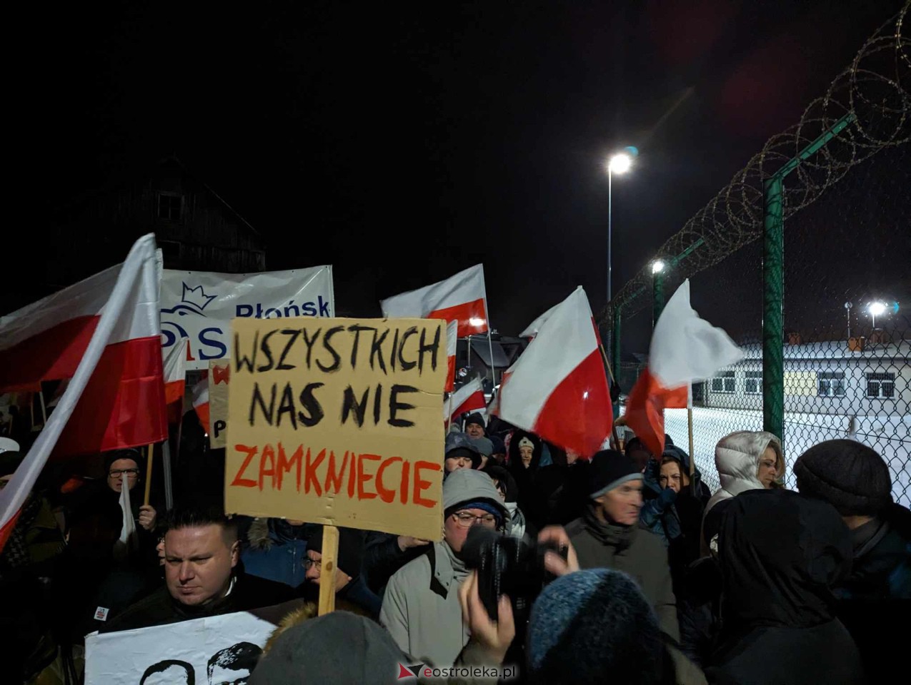 Demonstracja w Przytułach Starych (14.01.2024) - zdjęcie #69 - eOstroleka.pl