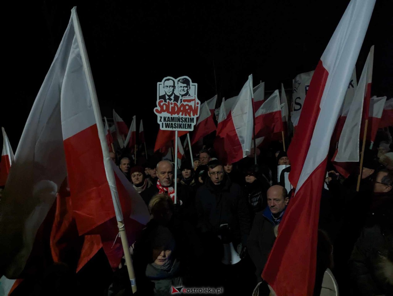 Demonstracja w Przytułach Starych (14.01.2024) - zdjęcie #70 - eOstroleka.pl