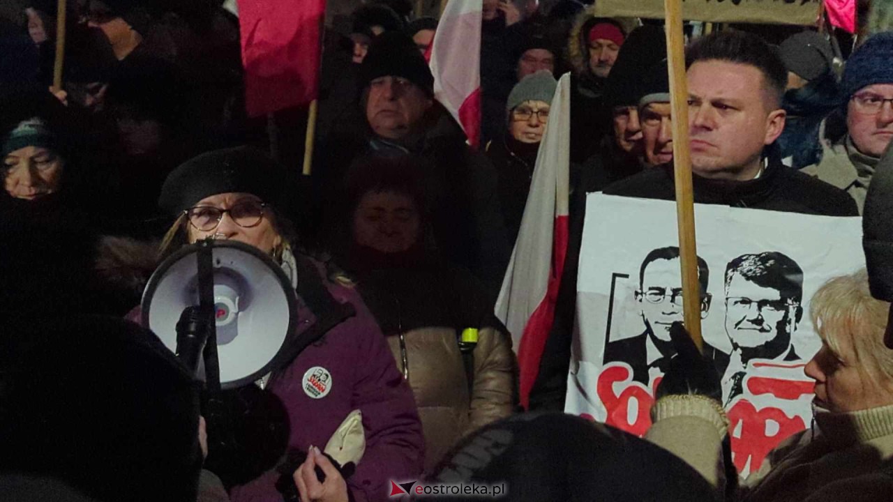 Demonstracja w Przytułach Starych (14.01.2024) - zdjęcie #71 - eOstroleka.pl