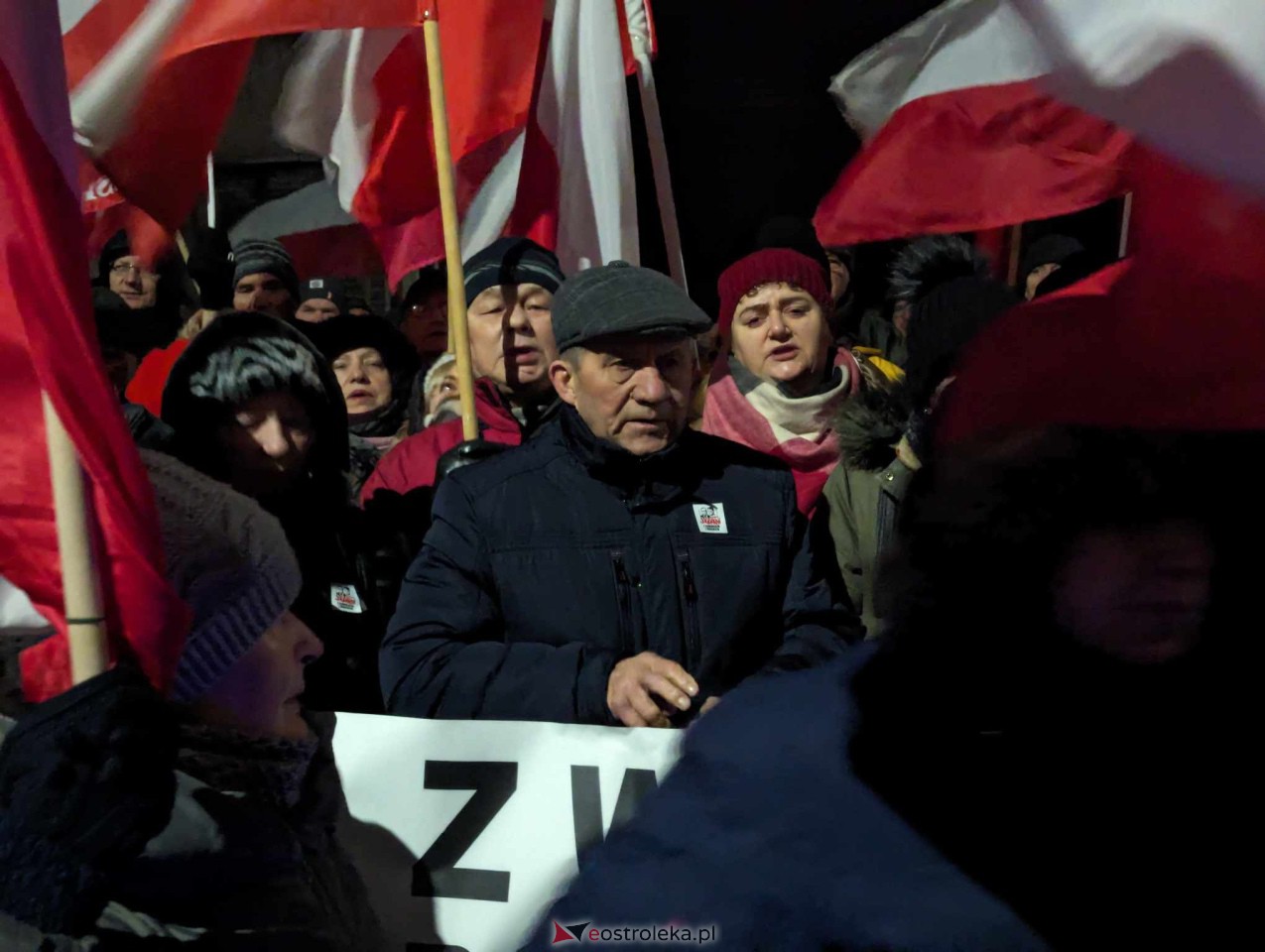 Demonstracja w Przytułach Starych (14.01.2024) - zdjęcie #74 - eOstroleka.pl