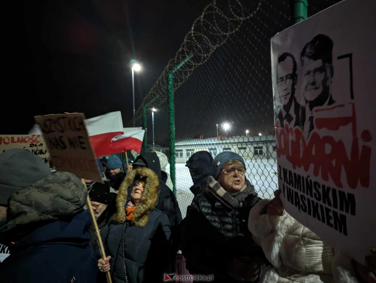 Demonstracja w Przytułach Starych (14.01.2024) - zdjęcie #75 - eOstroleka.pl