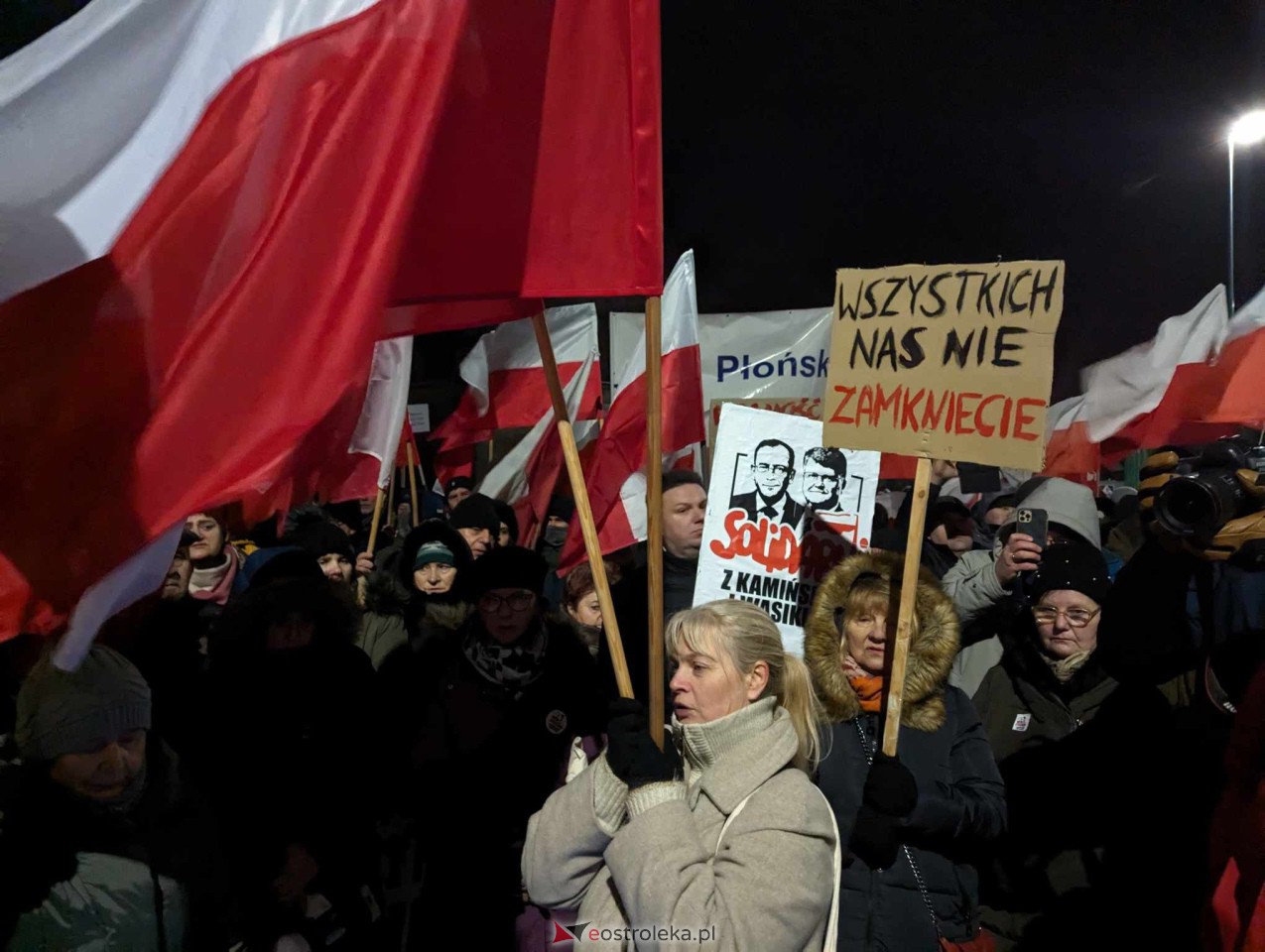 Demonstracja w Przytułach Starych (14.01.2024) - zdjęcie #77 - eOstroleka.pl