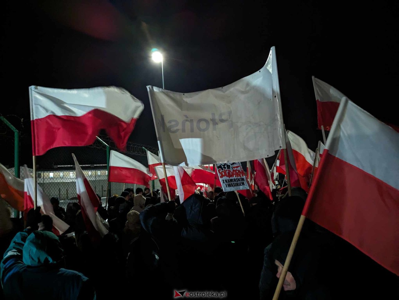 Demonstracja w Przytułach Starych (14.01.2024) - zdjęcie #81 - eOstroleka.pl