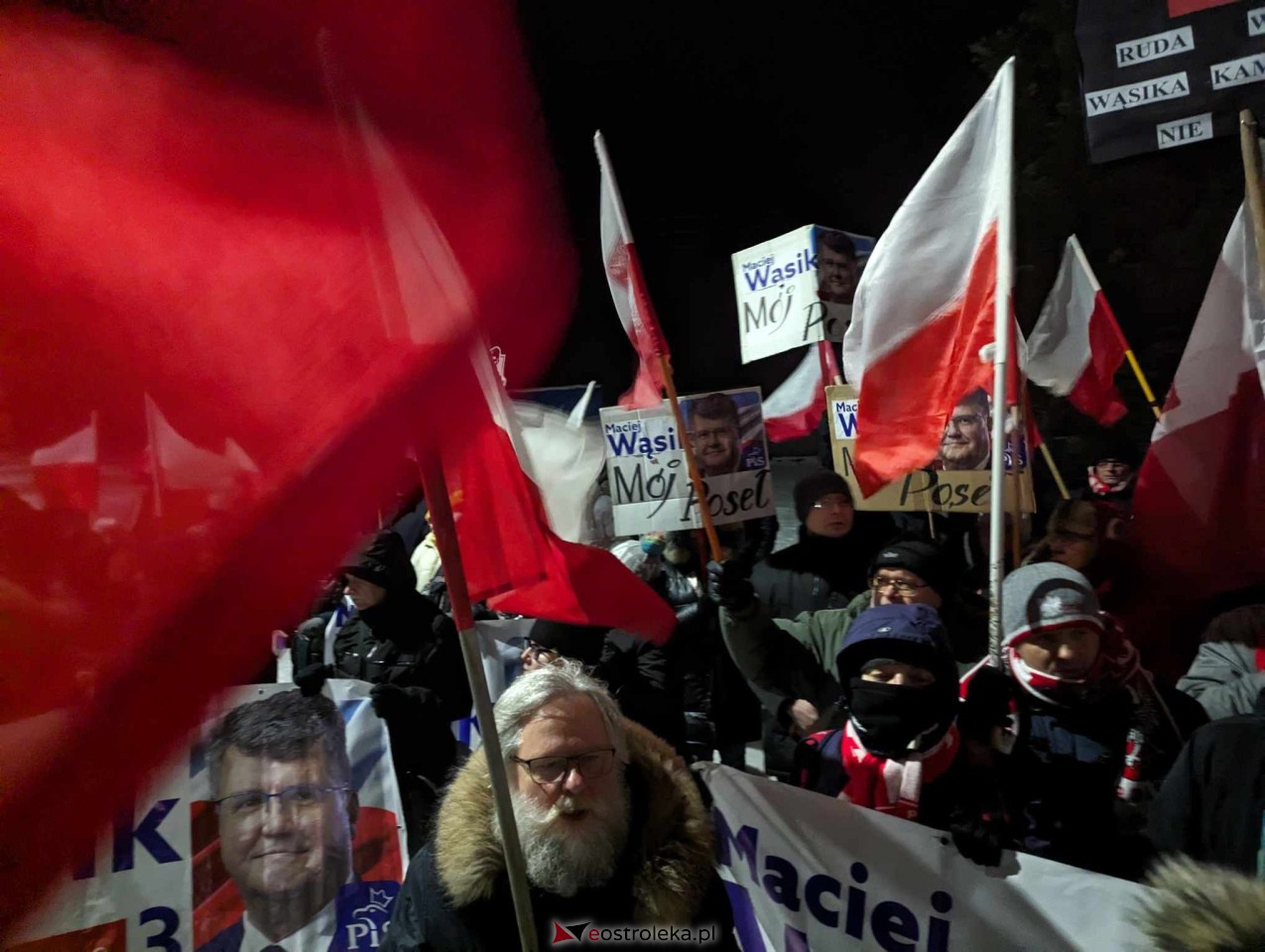 Demonstracja w Przytułach Starych (14.01.2024) - zdjęcie #83 - eOstroleka.pl