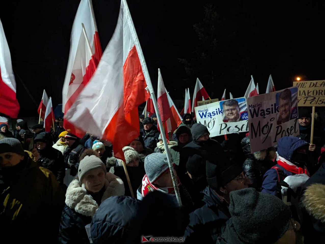 Demonstracja w Przytułach Starych (14.01.2024) - zdjęcie #84 - eOstroleka.pl