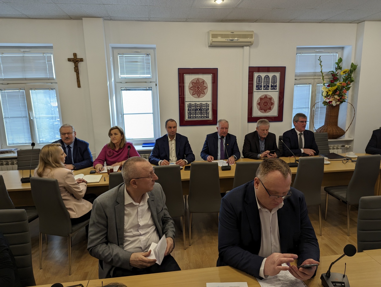 Sesja rady powiatu [15.01.2024] - zdjęcie #18 - eOstroleka.pl