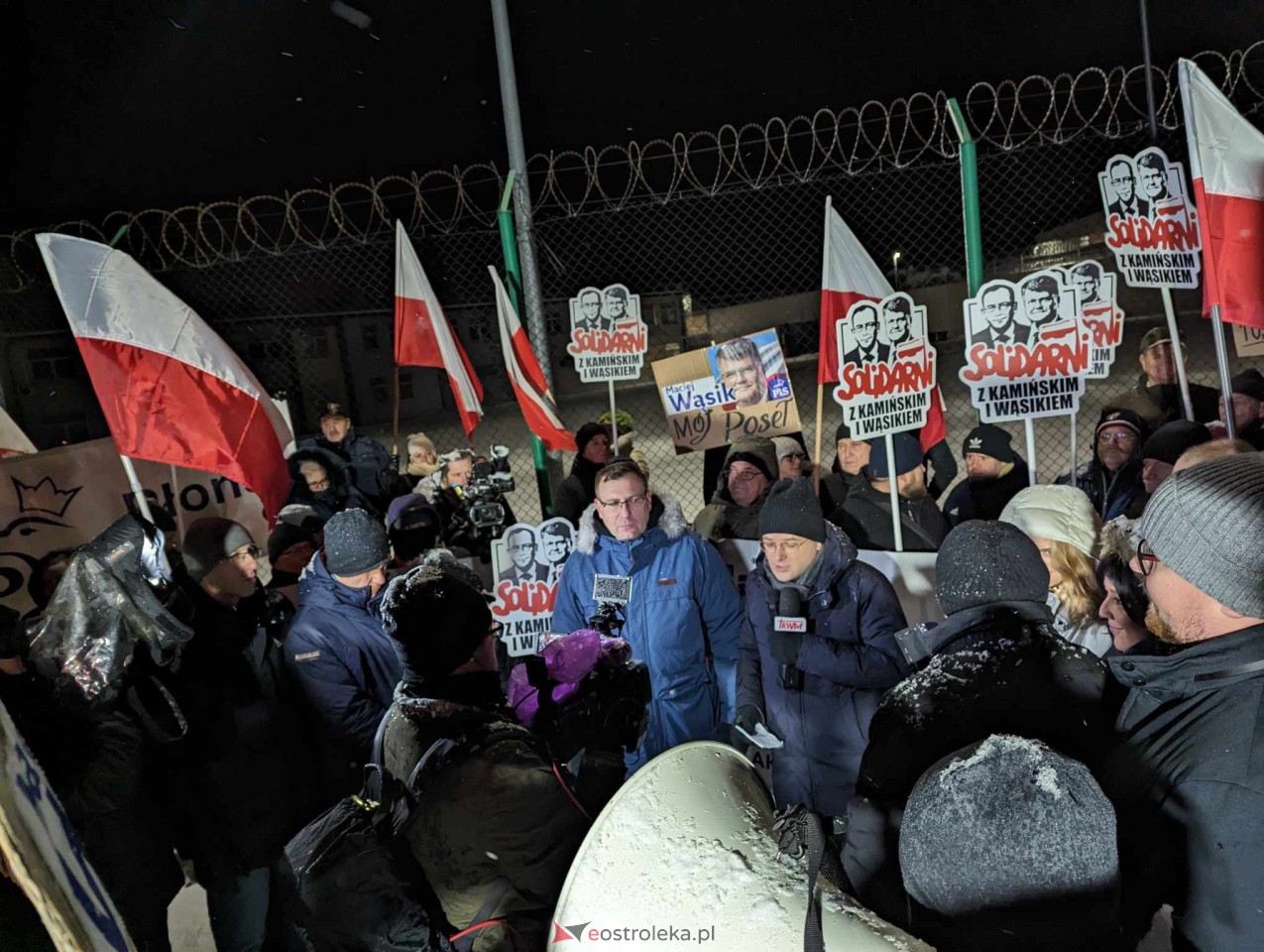 Wiec poparcia dla Macieja Wąsika w Przytułach Starych [15.01.2024] - zdjęcie #27 - eOstroleka.pl