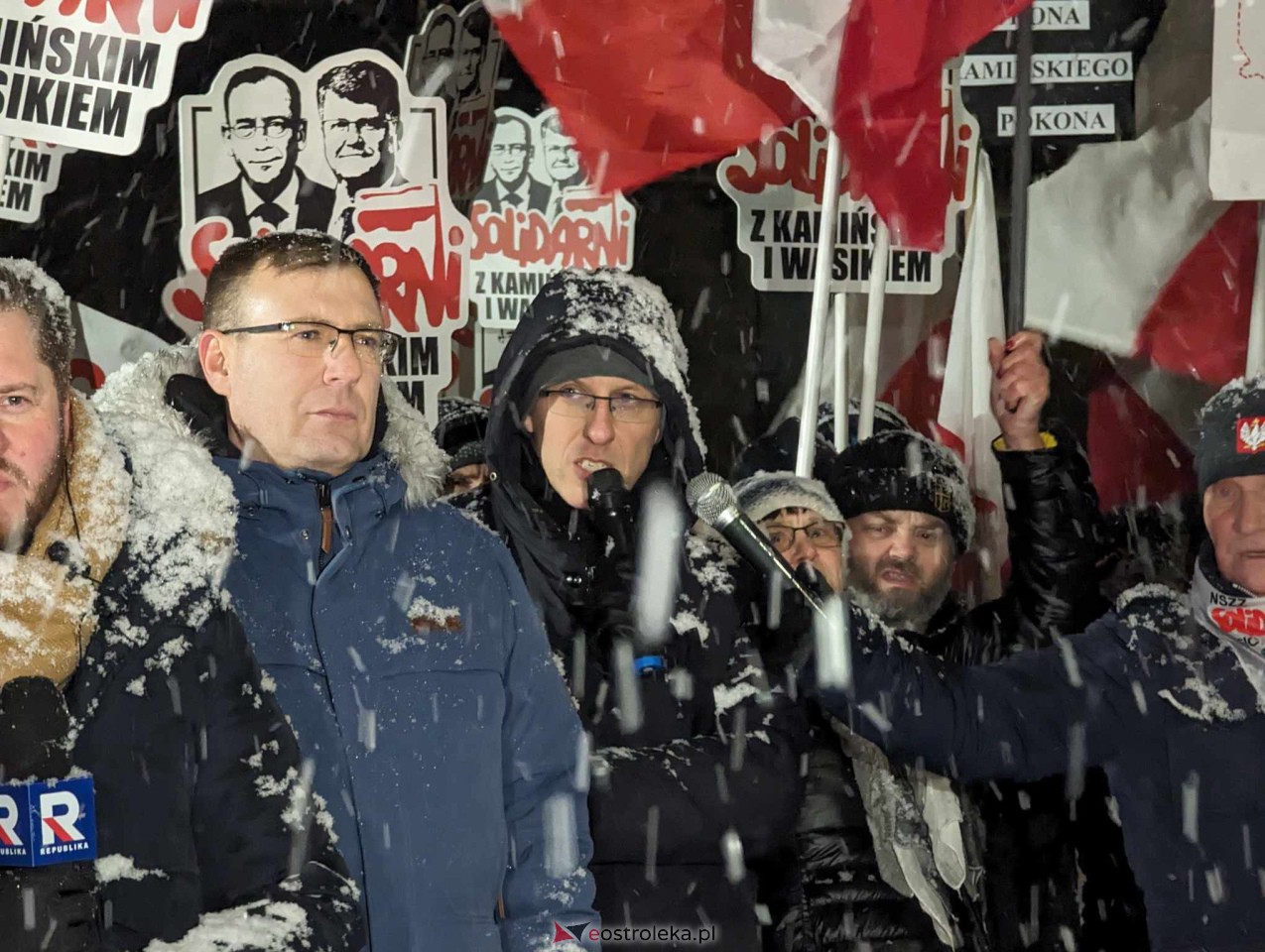 Wiec poparcia dla Macieja Wąsika w Przytułach Starych [15.01.2024] - zdjęcie #26 - eOstroleka.pl