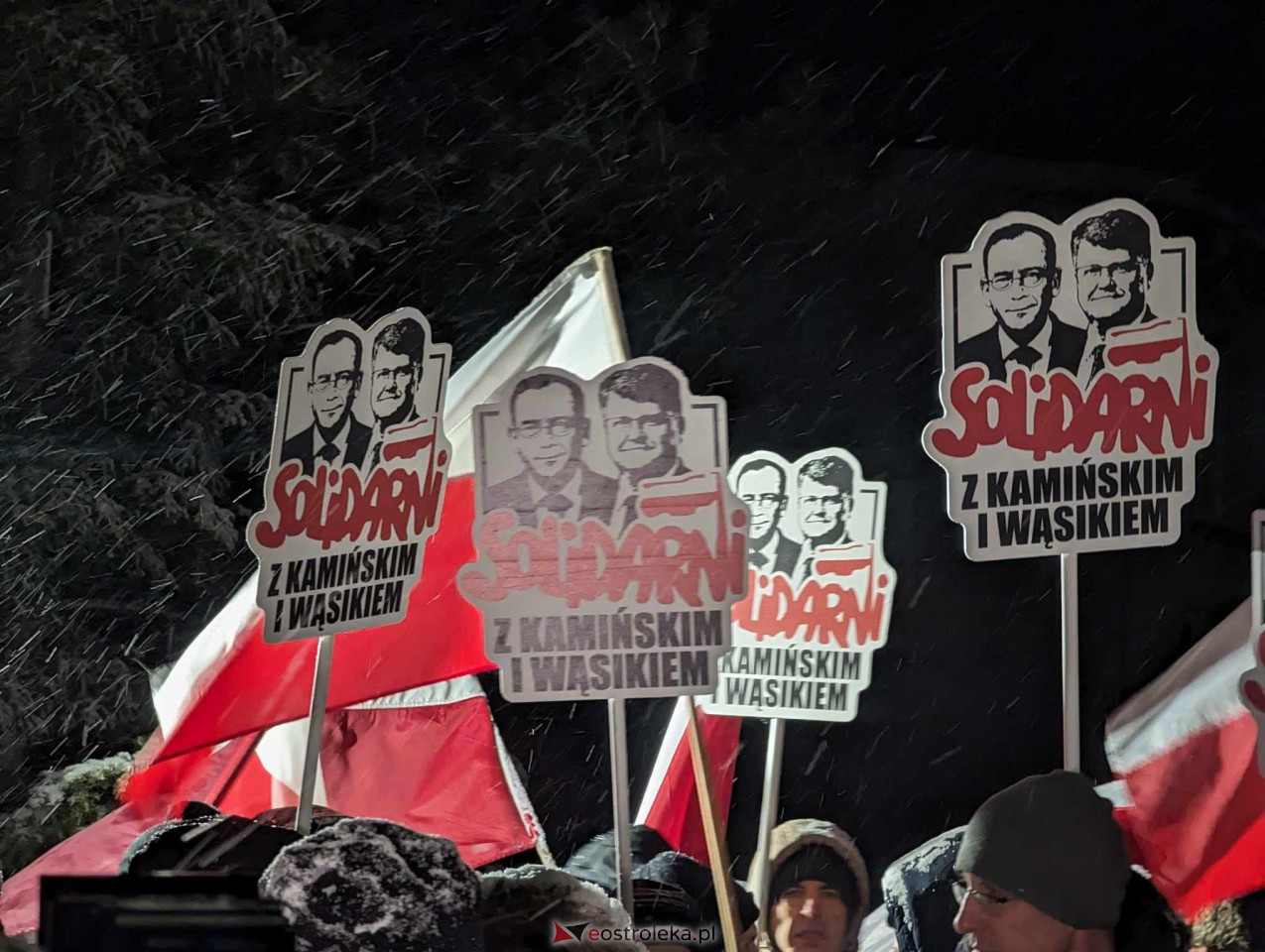 Wiec poparcia dla Macieja Wąsika w Przytułach Starych [15.01.2024] - zdjęcie #23 - eOstroleka.pl