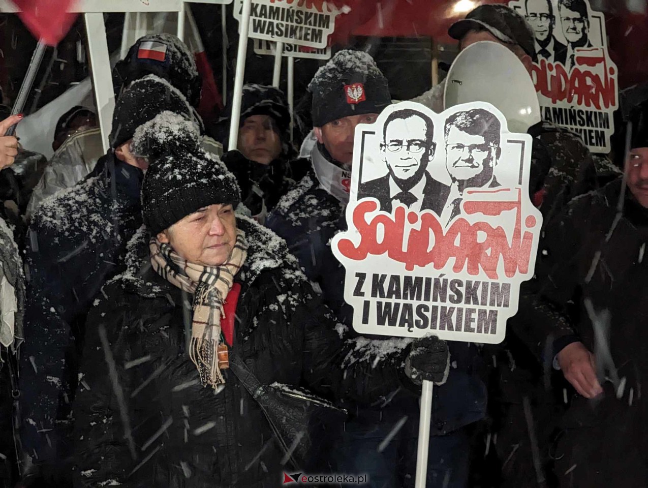 Wiec poparcia dla Macieja Wąsika w Przytułach Starych [15.01.2024] - zdjęcie #22 - eOstroleka.pl