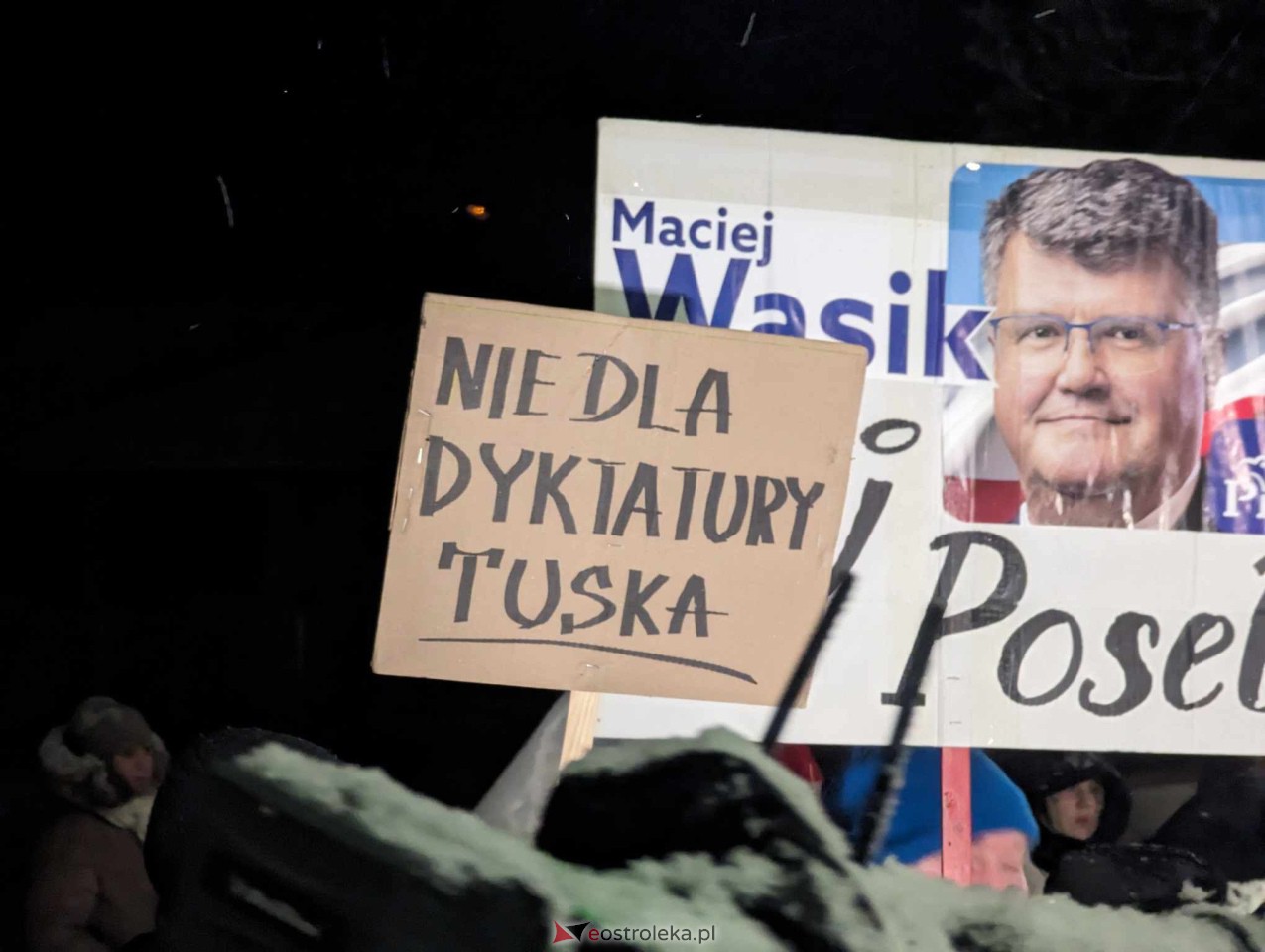 Wiec poparcia dla Macieja Wąsika w Przytułach Starych [15.01.2024] - zdjęcie #17 - eOstroleka.pl