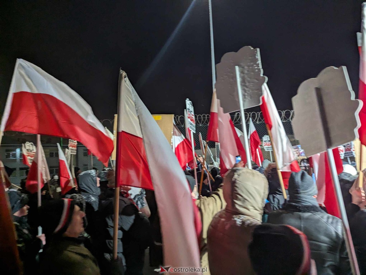 Wiec poparcia dla Macieja Wąsika w Przytułach Starych [15.01.2024] - zdjęcie #10 - eOstroleka.pl