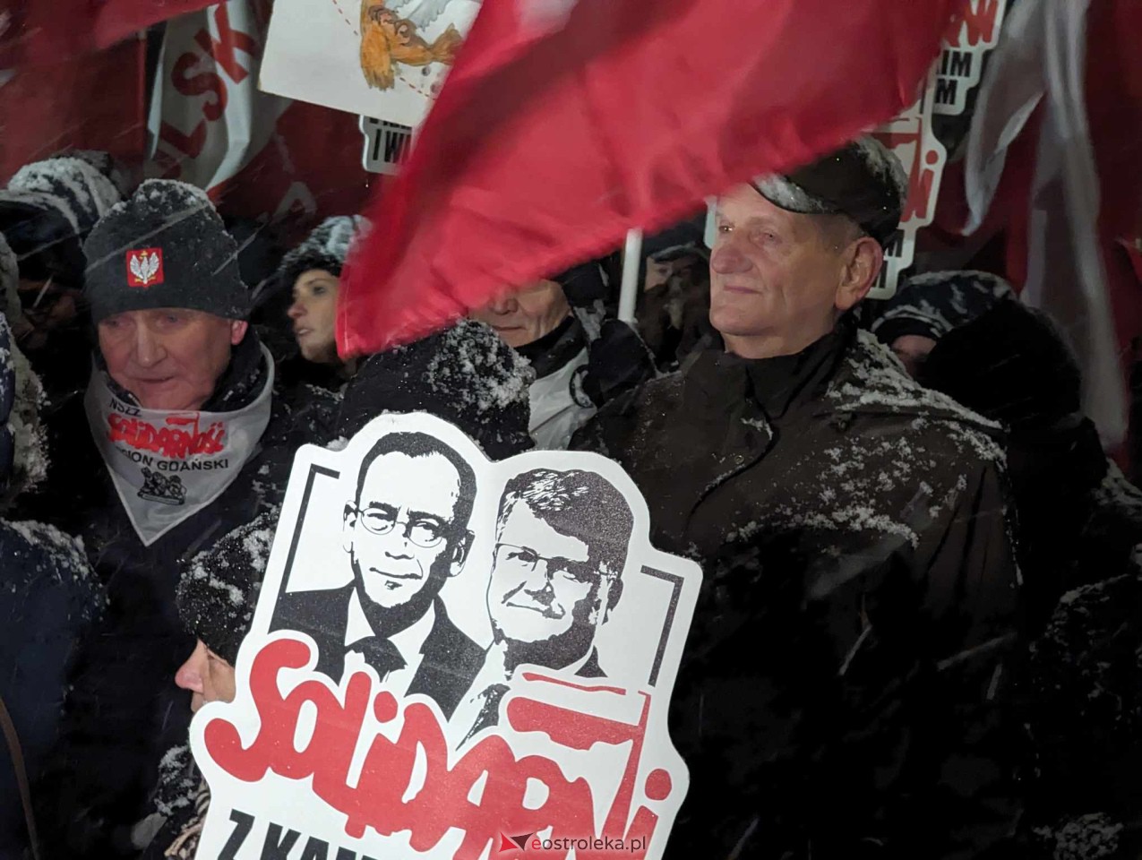 Wiec poparcia dla Macieja Wąsika w Przytułach Starych [15.01.2024] - zdjęcie #8 - eOstroleka.pl