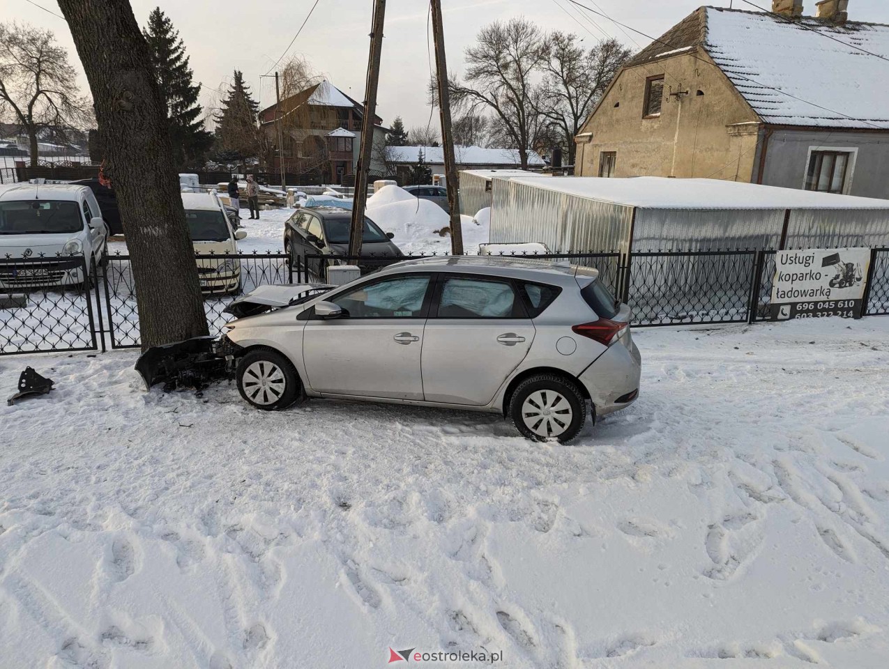 Wypadek w Olszewie-Borkach [17.01.2024] - zdjęcie #6 - eOstroleka.pl