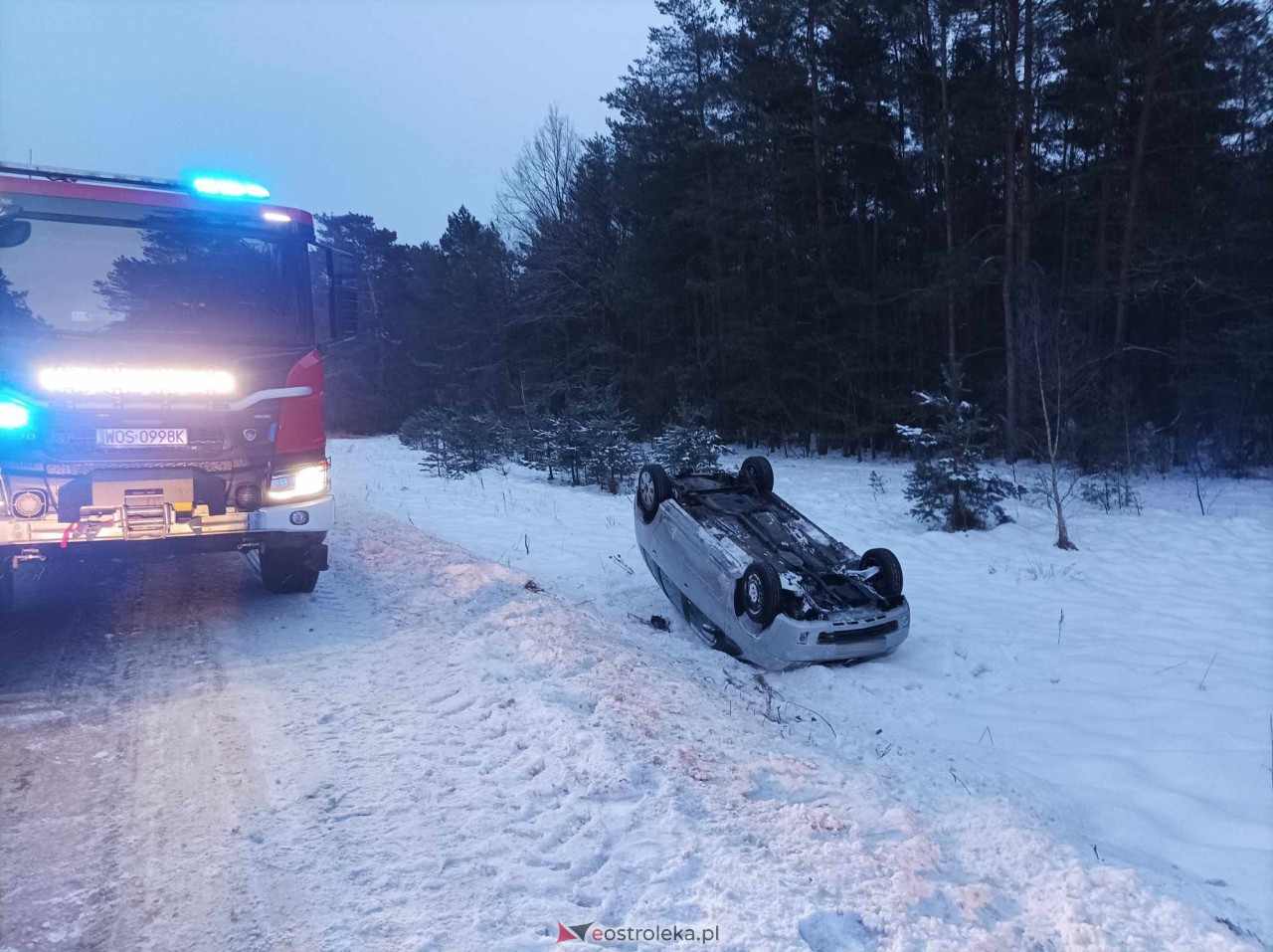 Dachowanie w Łęgu Przedmiejskim [17.01.2024] - zdjęcie #4 - eOstroleka.pl