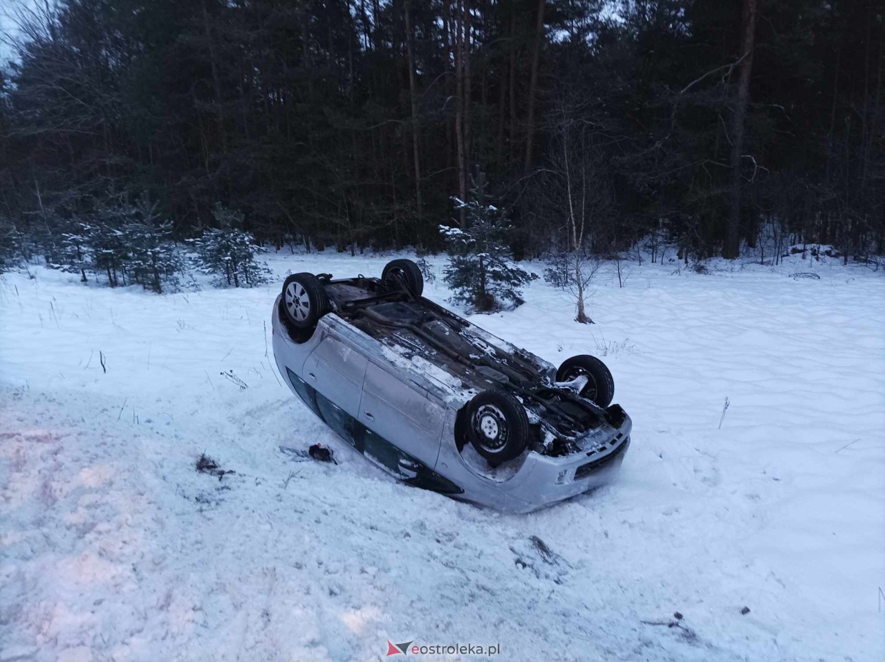 Dachowanie w Łęgu Przedmiejskim [17.01.2024] - zdjęcie #2 - eOstroleka.pl