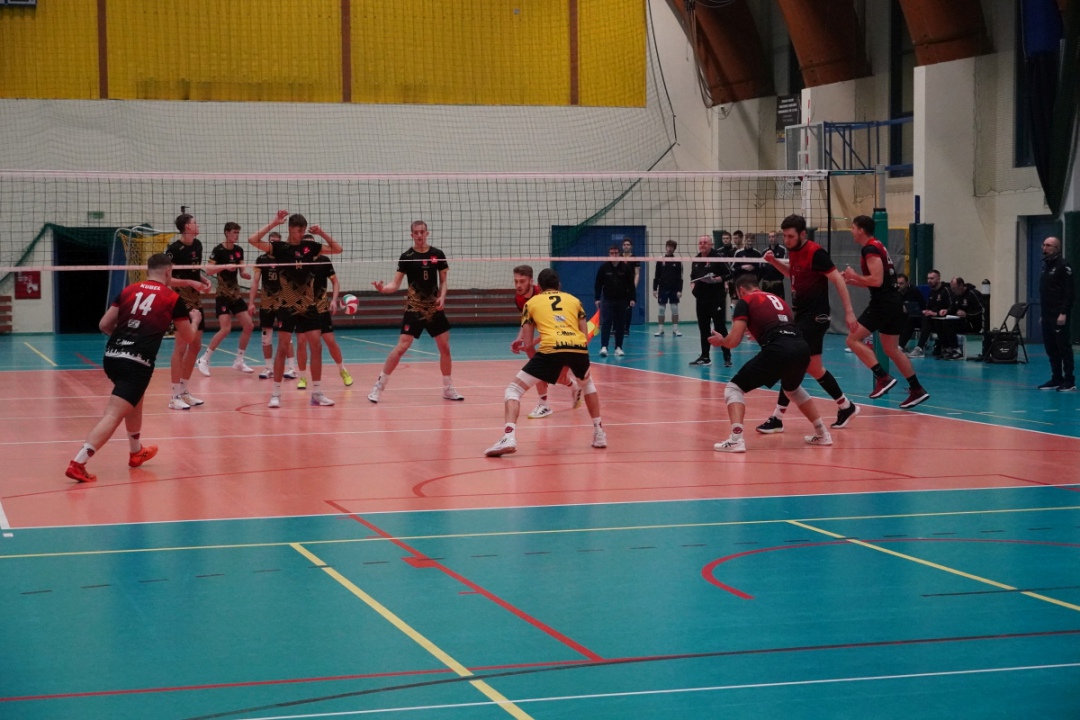 SPS Volley Ostrołęka vs SMS PZPS Spała [17.01.2024] - zdjęcie #46 - eOstroleka.pl