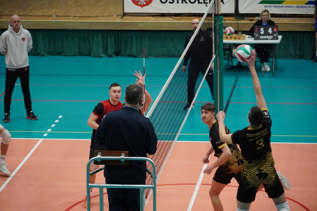 SPS Volley Ostrołęka vs SMS PZPS Spała [17.01.2024] - zdjęcie #85 - eOstroleka.pl
