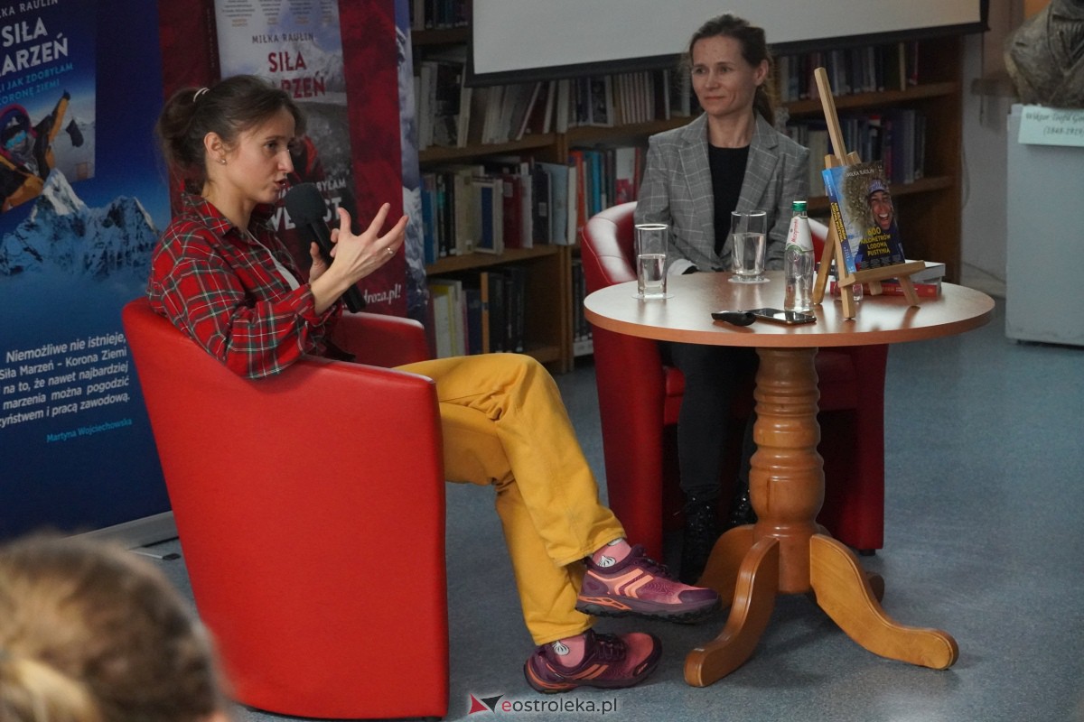 Spotkanie z podróżniczką, Miłką Raulin w Ostrołęce [18.01.2024] - zdjęcie #11 - eOstroleka.pl