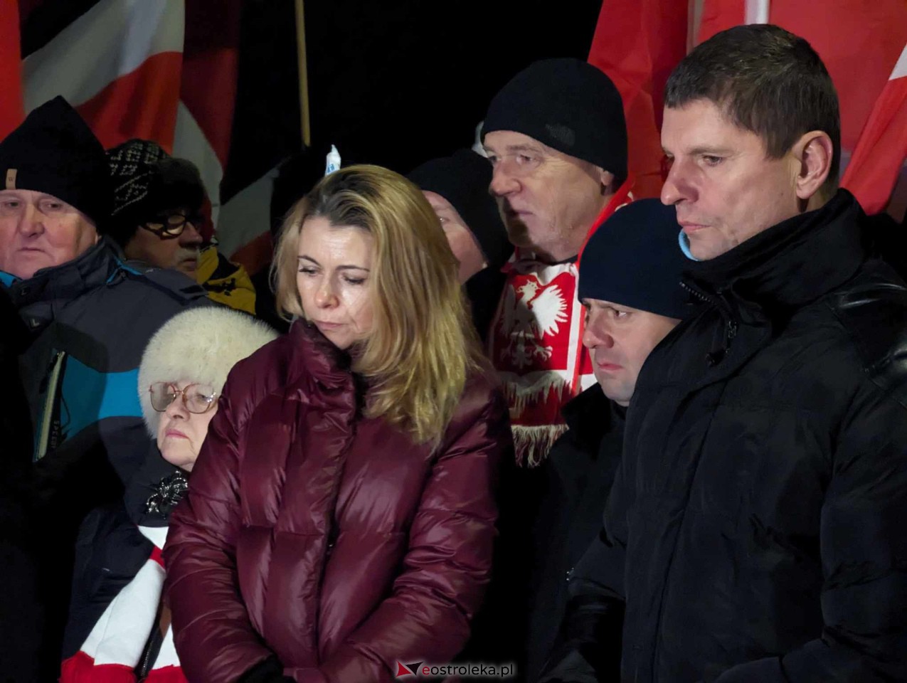 Przytuły Stare: Wiec poparcia dla Macieja Wąsika z udziałem J. Kaczyńskiego [19.01.2024] - zdjęcie #75 - eOstroleka.pl