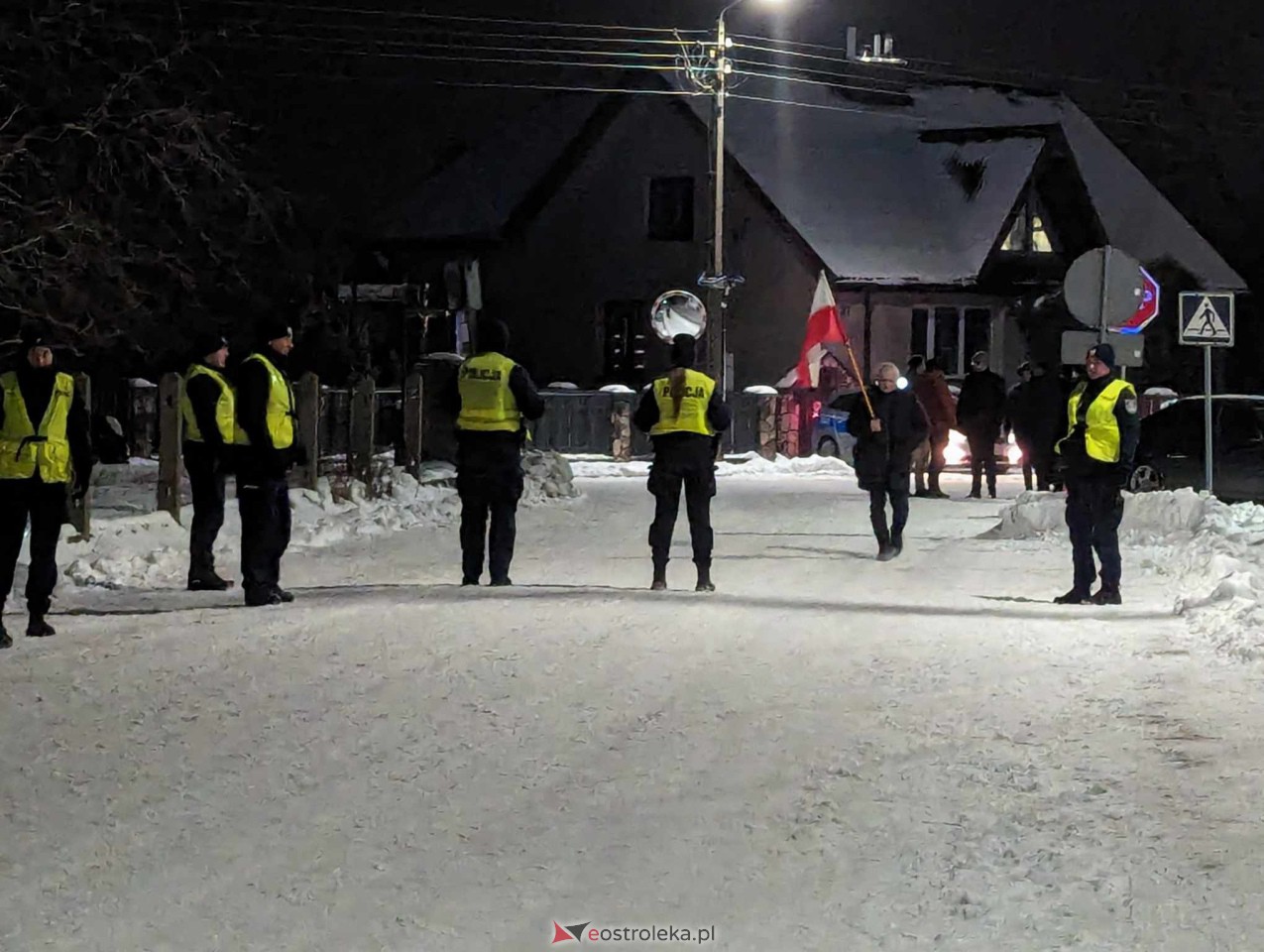 Przytuły Stare: Wiec poparcia dla Macieja Wąsika z udziałem J. Kaczyńskiego [19.01.2024] - zdjęcie #72 - eOstroleka.pl