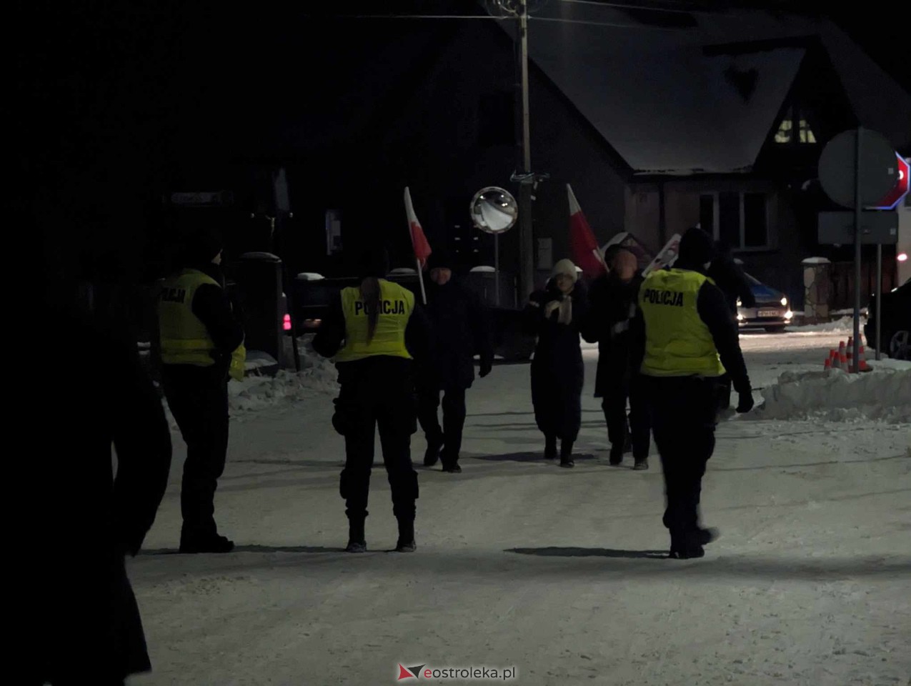 Przytuły Stare: Wiec poparcia dla Macieja Wąsika z udziałem J. Kaczyńskiego [19.01.2024] - zdjęcie #53 - eOstroleka.pl