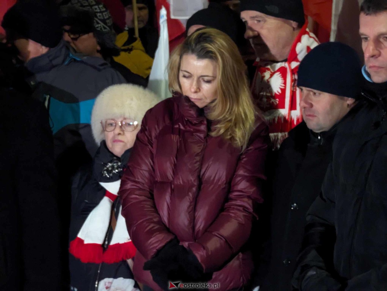 Przytuły Stare: Wiec poparcia dla Macieja Wąsika z udziałem J. Kaczyńskiego [19.01.2024] - zdjęcie #49 - eOstroleka.pl