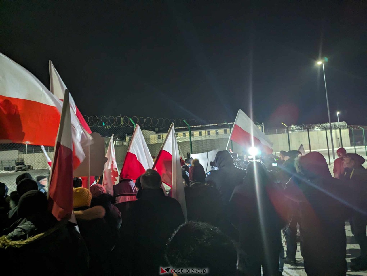Przytuły Stare: Wiec poparcia dla Macieja Wąsika z udziałem J. Kaczyńskiego [19.01.2024] - zdjęcie #38 - eOstroleka.pl