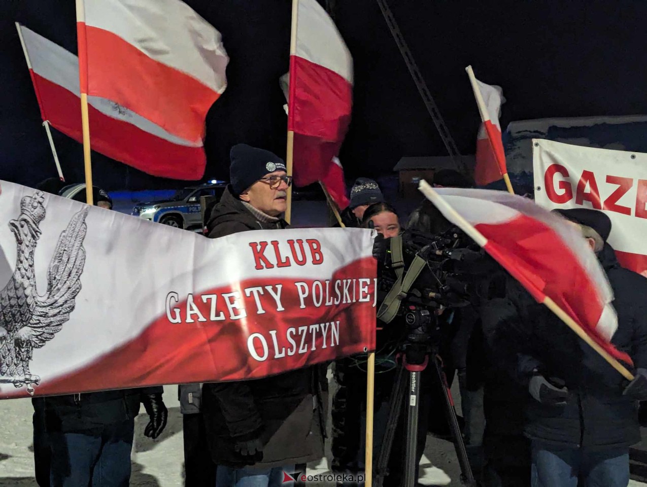 Przytuły Stare: Wiec poparcia dla Macieja Wąsika z udziałem J. Kaczyńskiego [19.01.2024] - zdjęcie #32 - eOstroleka.pl