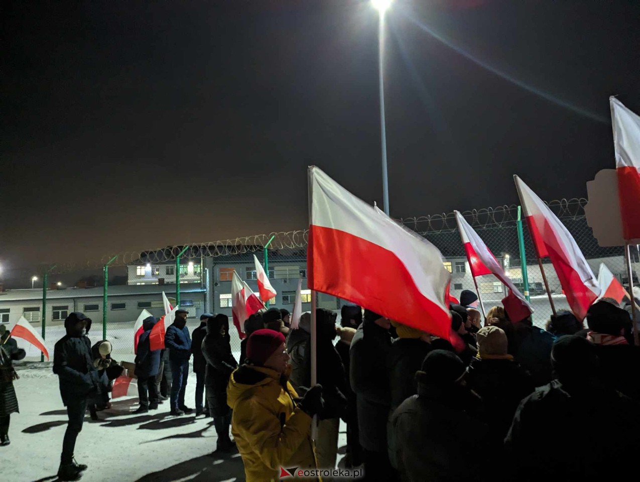 Przytuły Stare: Wiec poparcia dla Macieja Wąsika z udziałem J. Kaczyńskiego [19.01.2024] - zdjęcie #27 - eOstroleka.pl