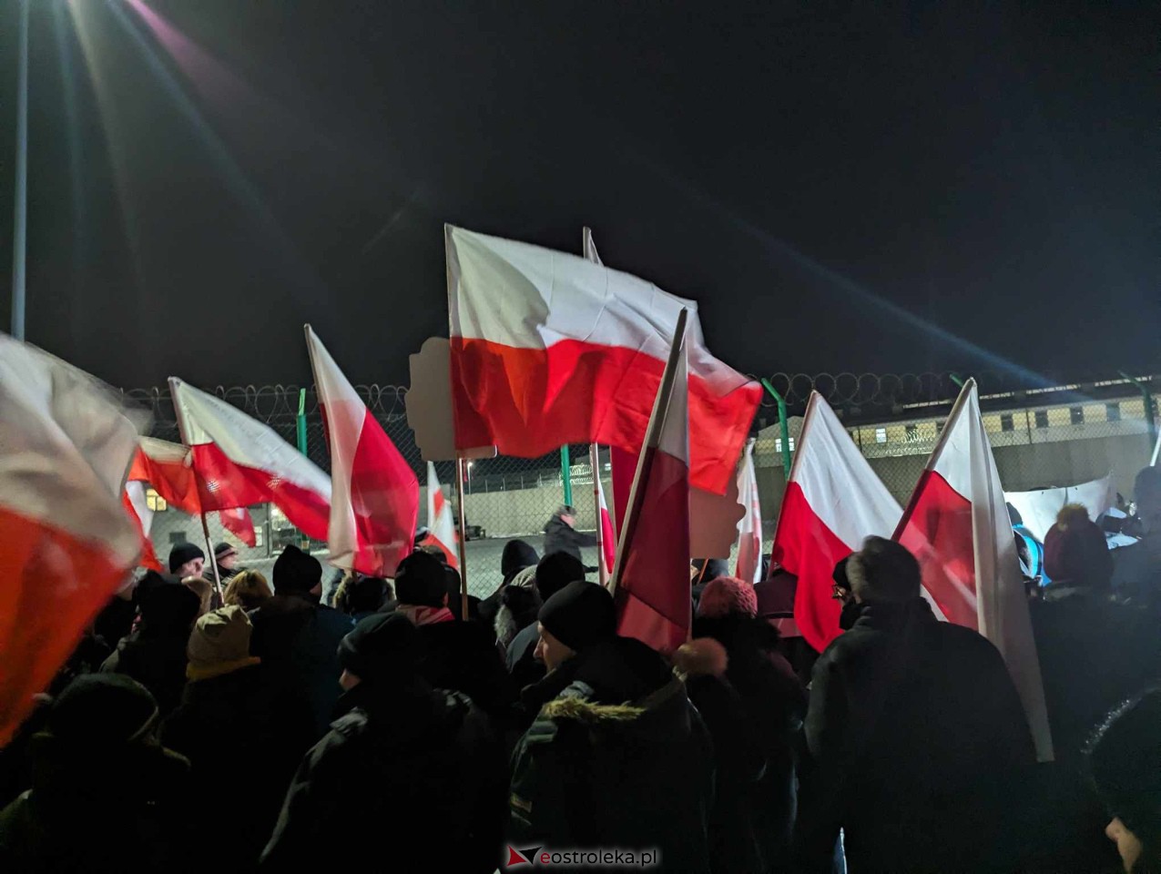 Przytuły Stare: Wiec poparcia dla Macieja Wąsika z udziałem J. Kaczyńskiego [19.01.2024] - zdjęcie #24 - eOstroleka.pl