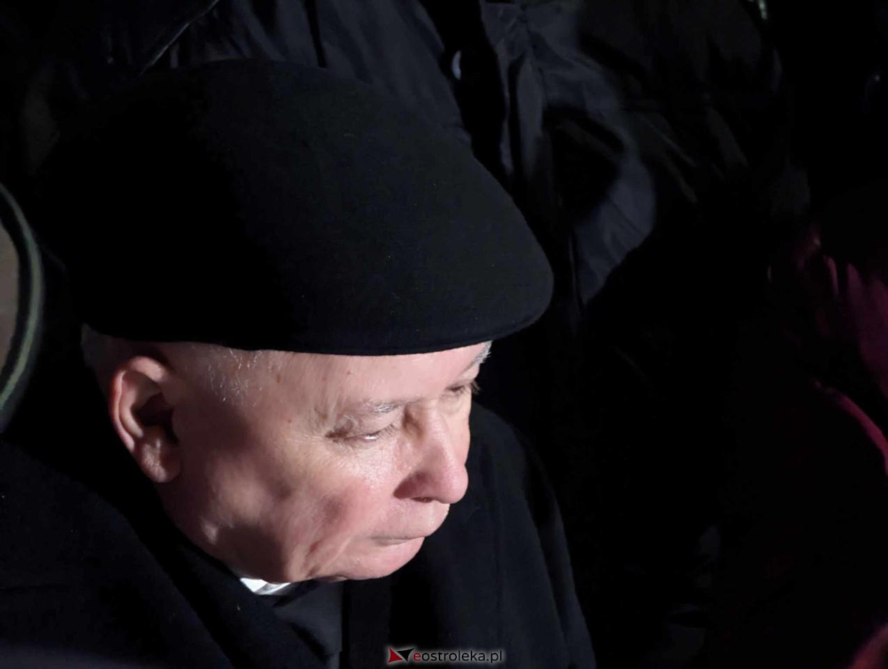 Przytuły Stare: Wiec poparcia dla Macieja Wąsika z udziałem J. Kaczyńskiego [19.01.2024] - zdjęcie #23 - eOstroleka.pl