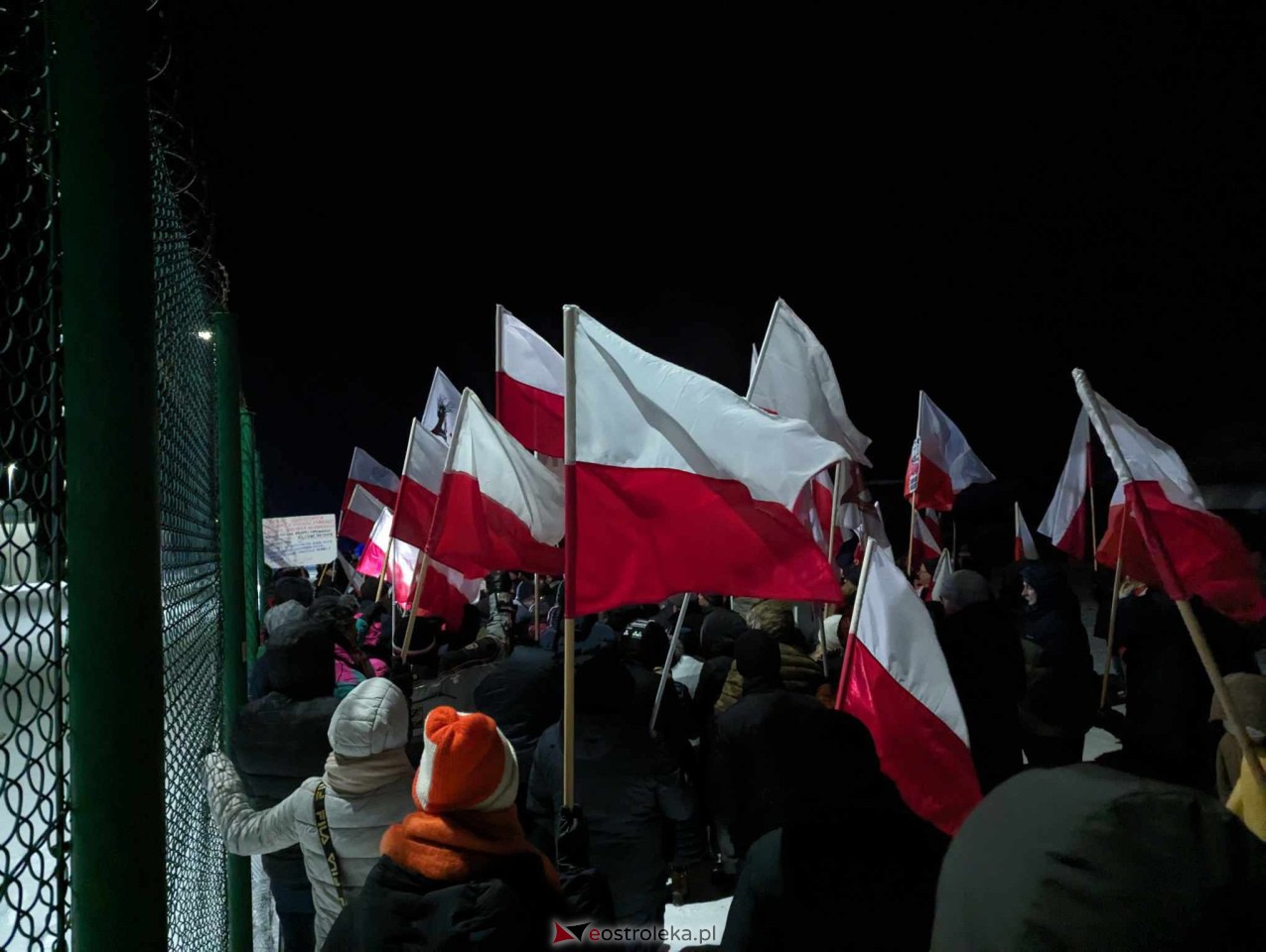 Przytuły Stare: Wiec poparcia dla Macieja Wąsika z udziałem J. Kaczyńskiego [19.01.2024] - zdjęcie #11 - eOstroleka.pl