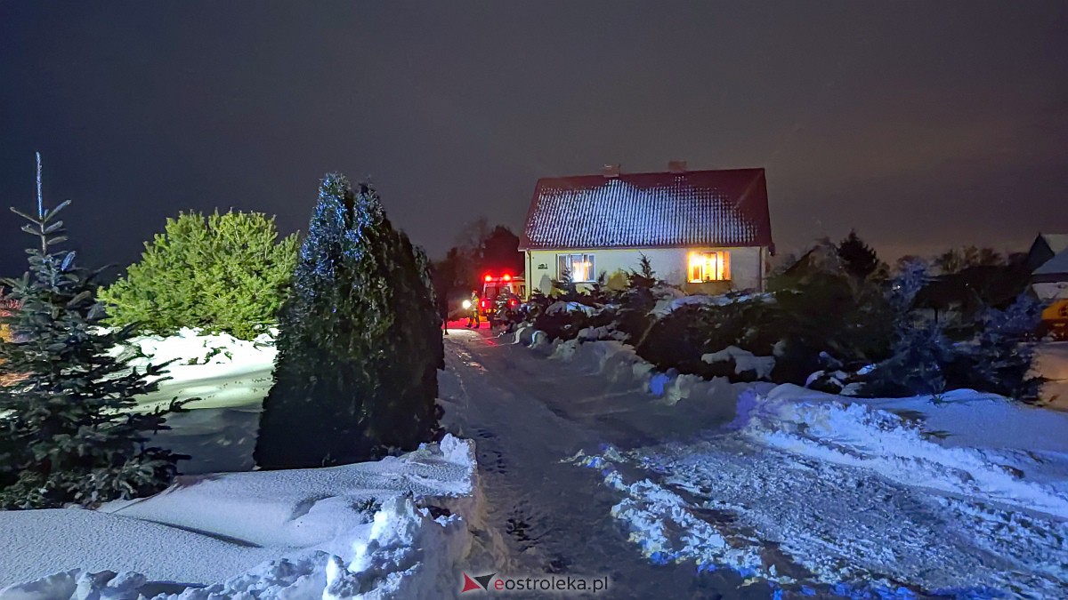 Zaczadzenie w Dylewie [21.01.2024] - zdjęcie #7 - eOstroleka.pl