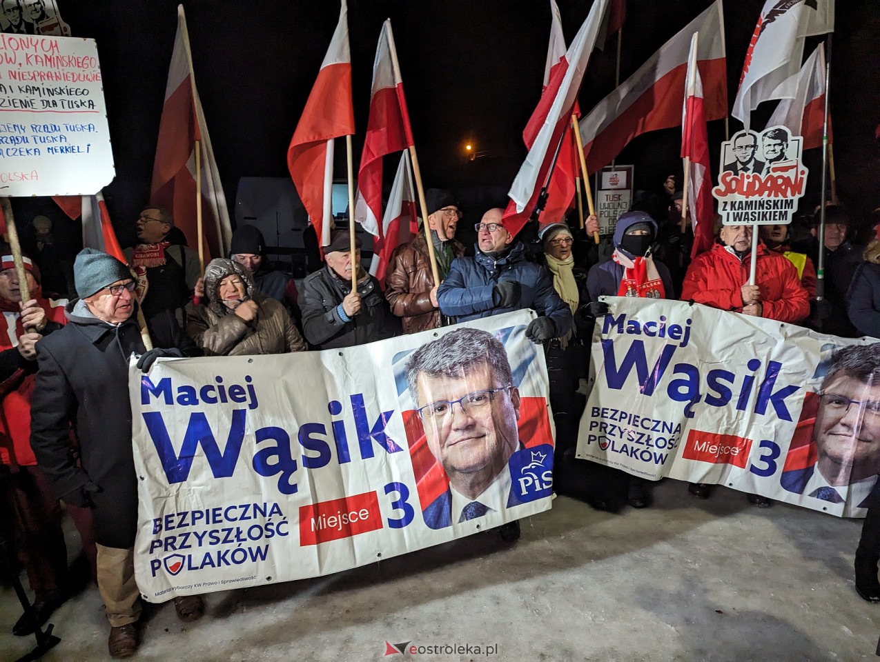 Maciej Wąsik wychodzi z więzienia w Przytułach Starych [23.01.2024] - zdjęcie #125 - eOstroleka.pl