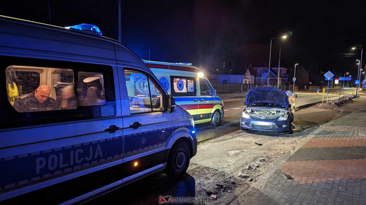 Wypadek na Słowackiego w Ostrołęce [28.01.2024] - zdjęcie #6 - eOstroleka.pl