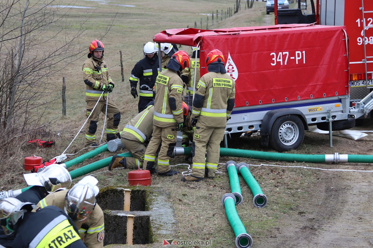 Ćwiczenia przeciwpowodziowe w Ostrołęce [3.02.2024] - zdjęcie #32 - eOstroleka.pl