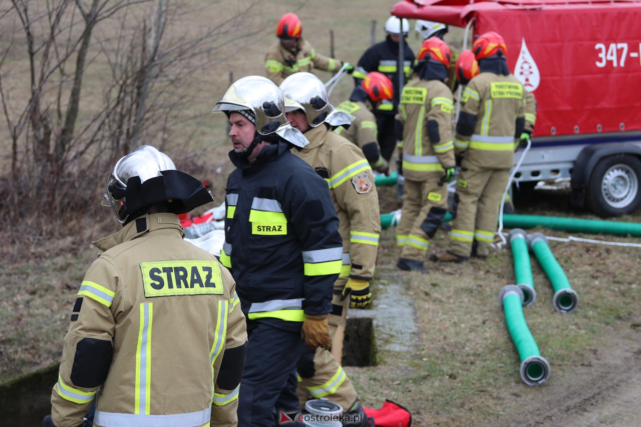 Ćwiczenia przeciwpowodziowe w Ostrołęce [3.02.2024] - zdjęcie #31 - eOstroleka.pl