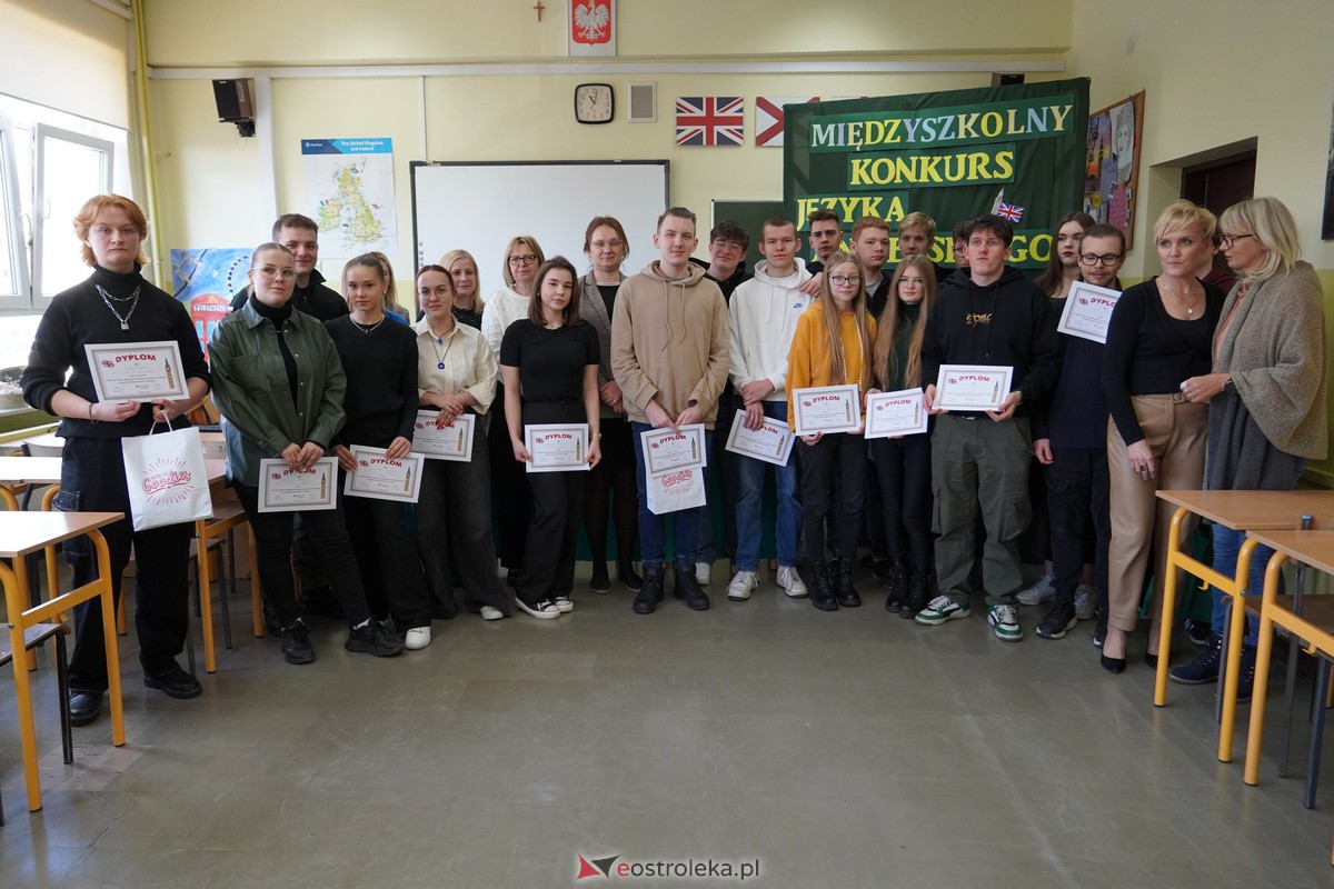 Międzyszkolny Konkurs Języka Angielskiego w ZSZ 2 [8.02.2024] - zdjęcie #8 - eOstroleka.pl