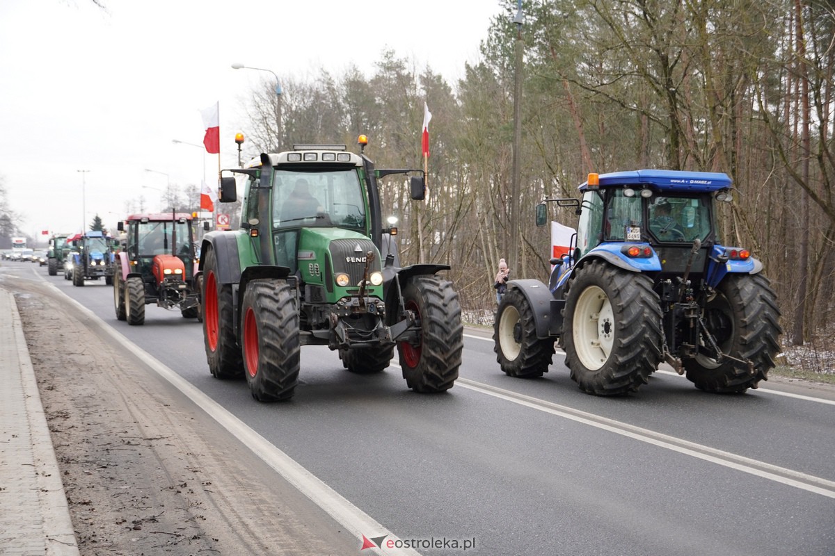 Protest rolników także w Ostrołęce! Ciągniki na ulicach [9.02.2024] - zdjęcie #98 - eOstroleka.pl