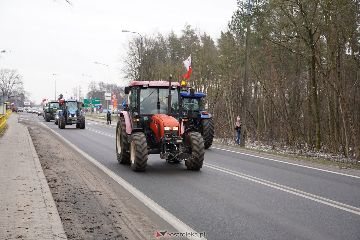 Protest rolników także w Ostrołęce! Ciągniki na ulicach [9.02.2024] - zdjęcie #97 - eOstroleka.pl
