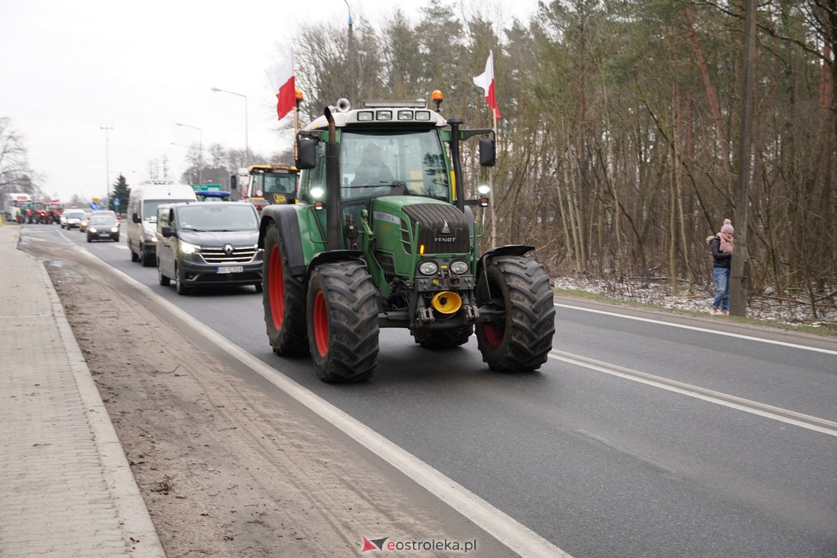 Protest rolników także w Ostrołęce! Ciągniki na ulicach [9.02.2024] - zdjęcie #93 - eOstroleka.pl