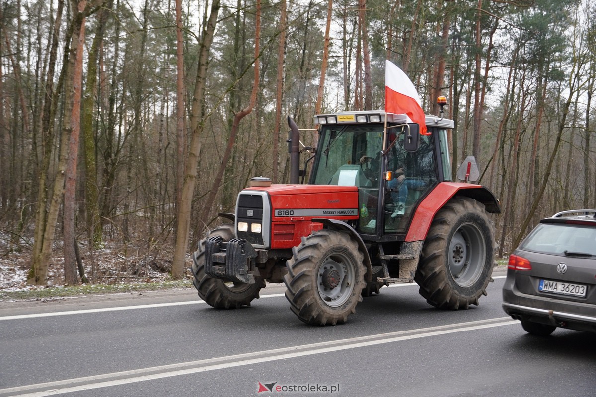 Protest rolników także w Ostrołęce! Ciągniki na ulicach [9.02.2024] - zdjęcie #91 - eOstroleka.pl