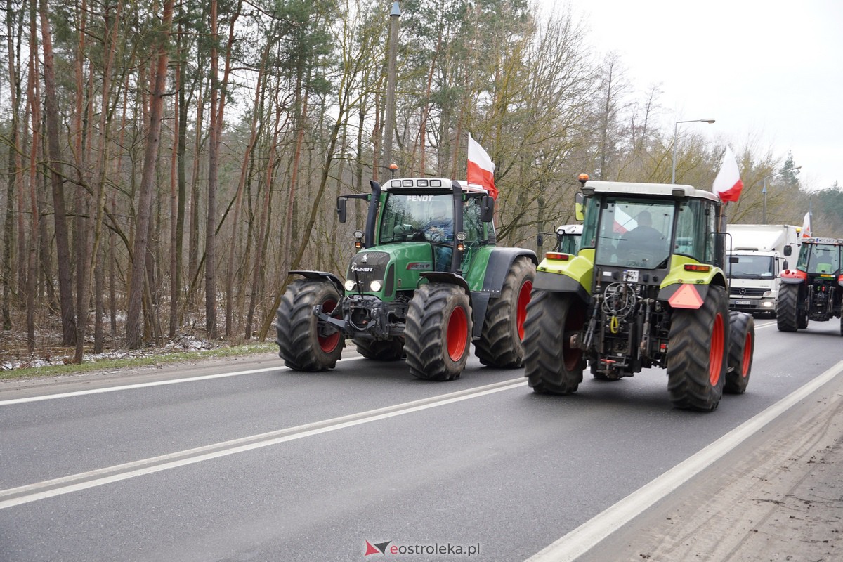 Protest rolników także w Ostrołęce! Ciągniki na ulicach [9.02.2024] - zdjęcie #82 - eOstroleka.pl